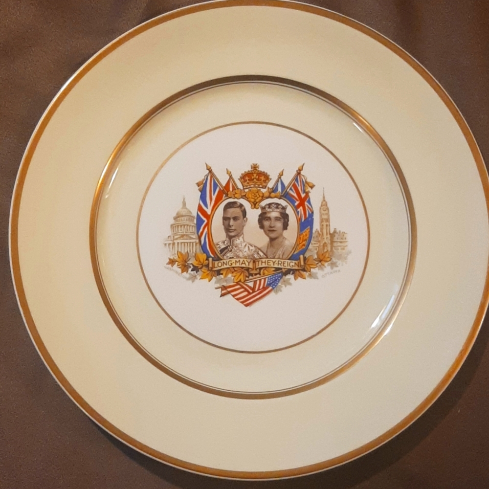 1939 King George VI Royalty PLATE